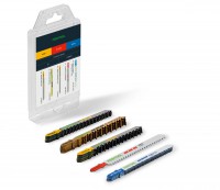 Festool 578071 21pk Mixed Jigsaw Blade Set STS-Sort/21 W/P/M